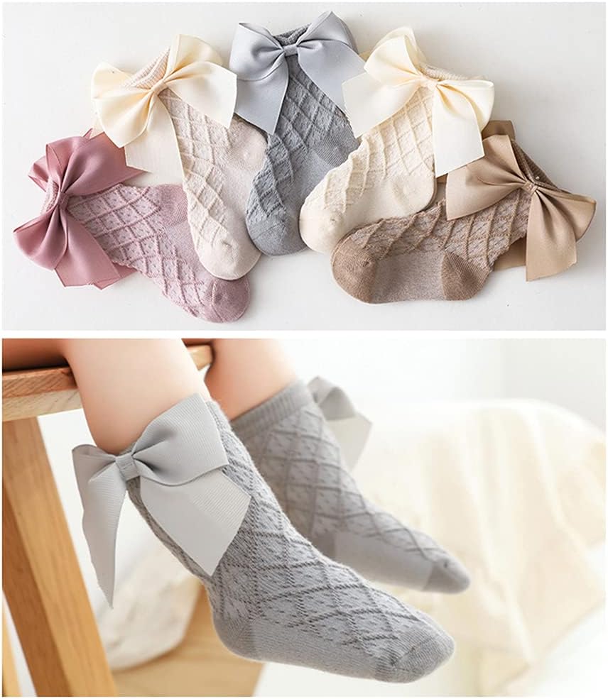 Toptim Baby Girls' Socks Toddler Ankle Socks Breathable Casual Sock - Image 2