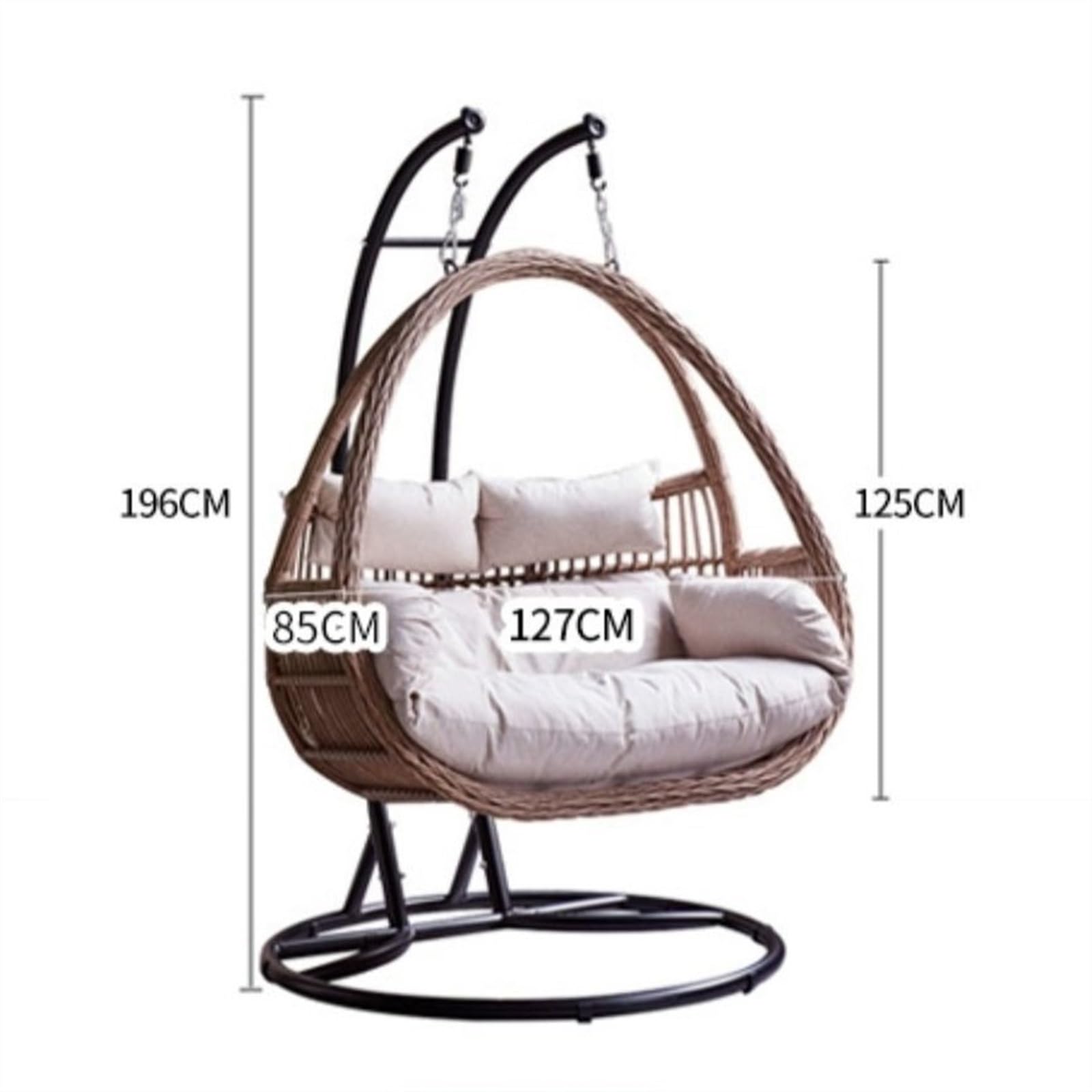 Amazon｜スイングチェア 屋外ハンギングチェア、バルコニー、家庭用