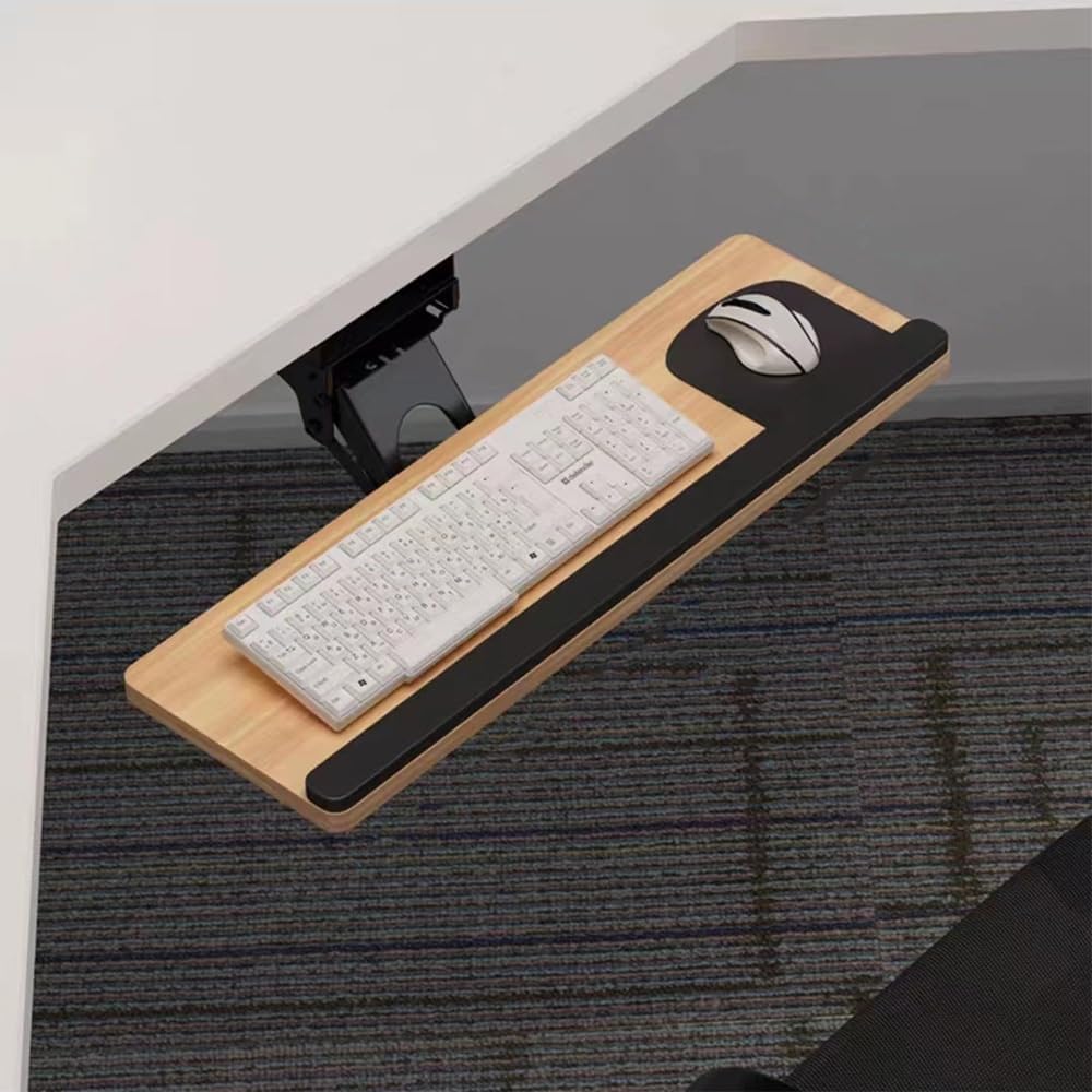 Amazon douki rotating keyboard tray under desk 20 x10 pull out