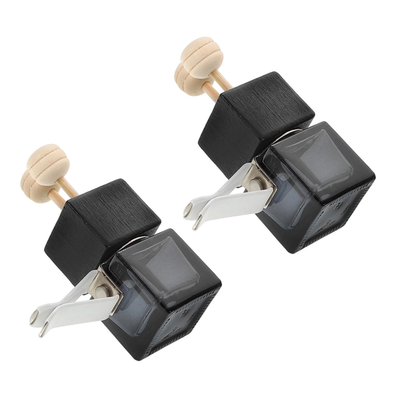 2pcs Car Air Conditioner Perfume Bottle Diy Air Freshener Empty Car Perfume Bottle Car Decoration Plastic