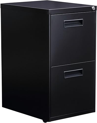 Alera pa542820bltwo-drawer móvil Pedestal Archivo, 1578W X 1934d x 2814H, Negro