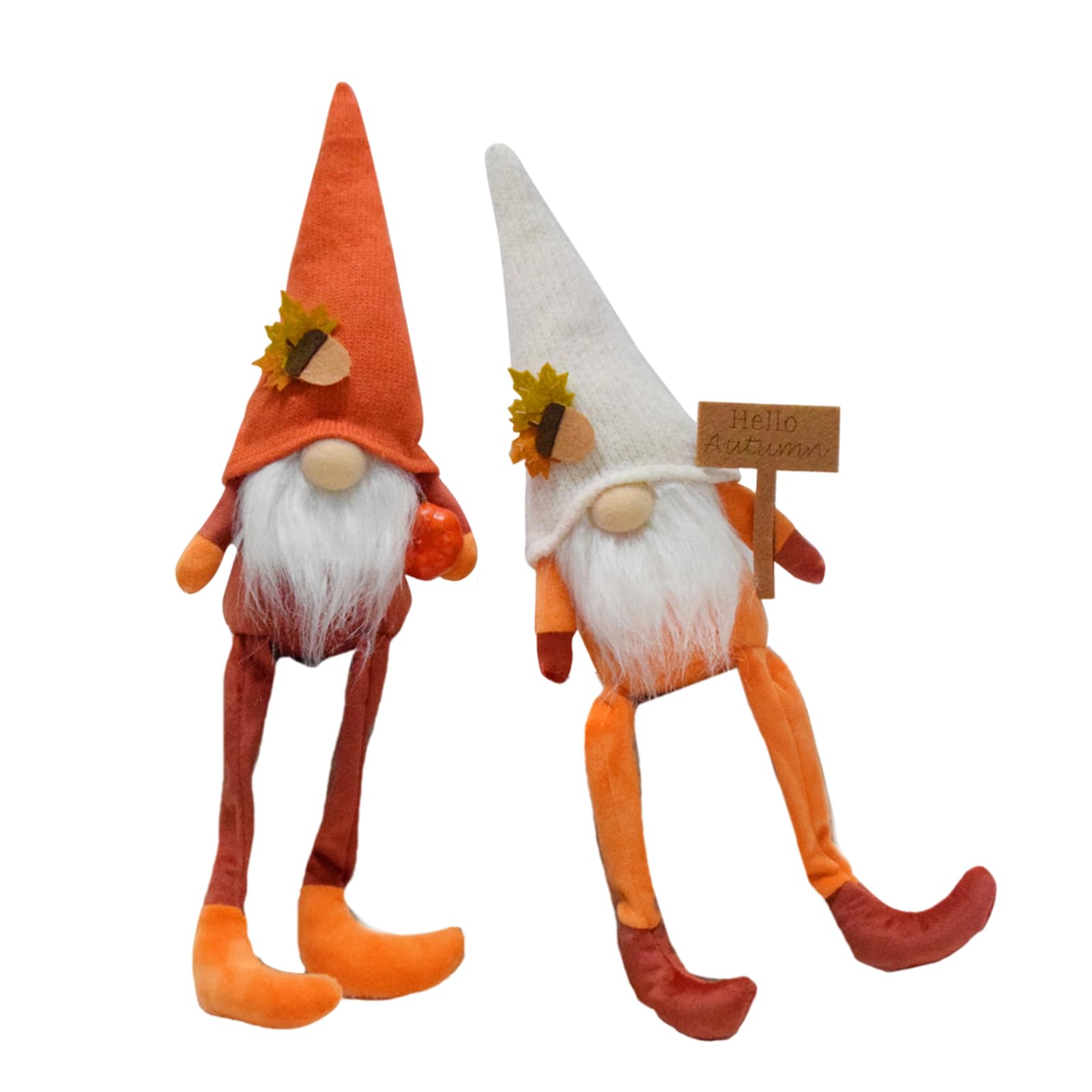 Jazuaiao 1Pair Festives Harvest Gnomes Collectibles Unique Dwarf Decorations for Fall Celebration Couple Decorations Gnomes Dolls Decoration