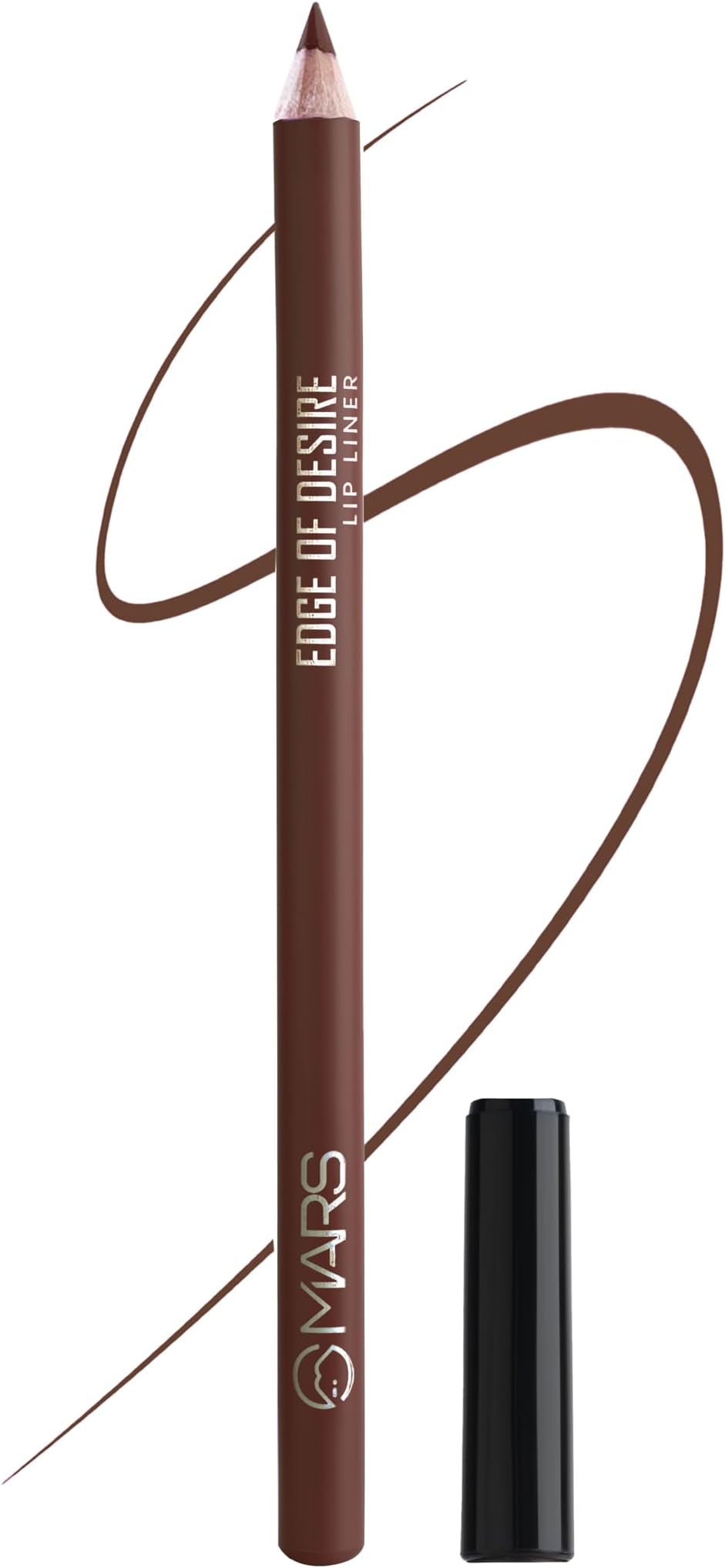 Edge of Desire Matte Lip Liner | One Swipe Smooth Application | Long Lasting Lip Pencil (1.4gm) (14-CHOCO BUTTER)