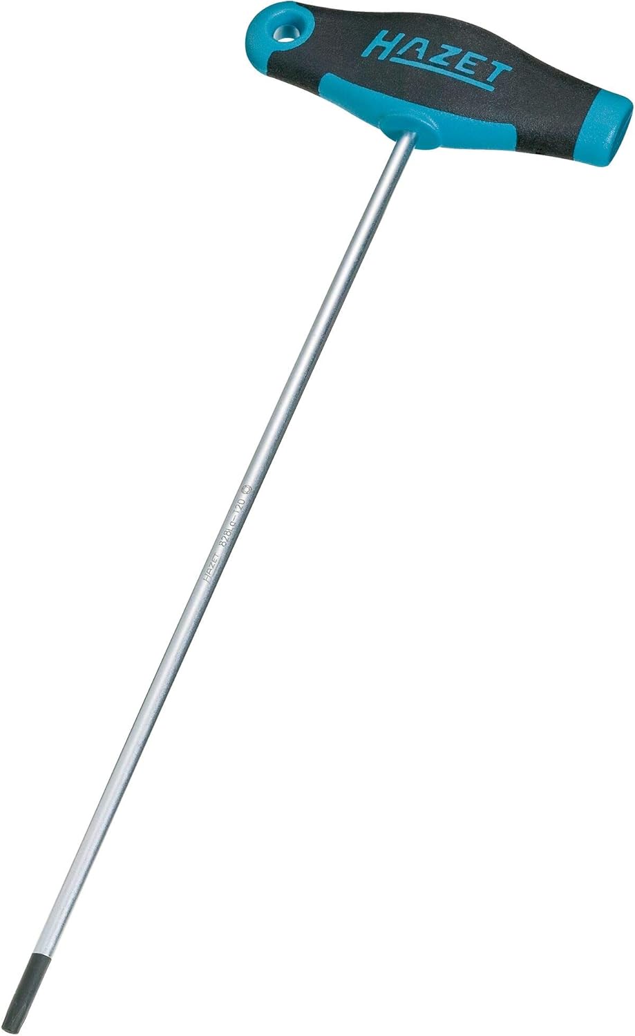 Hazet T-Handle Screwdriver (Extra Long Version for The Wing Mirror disassembly and Assembly: 316 mm, Profile: T40) 828LG-T40, Black/Blue
