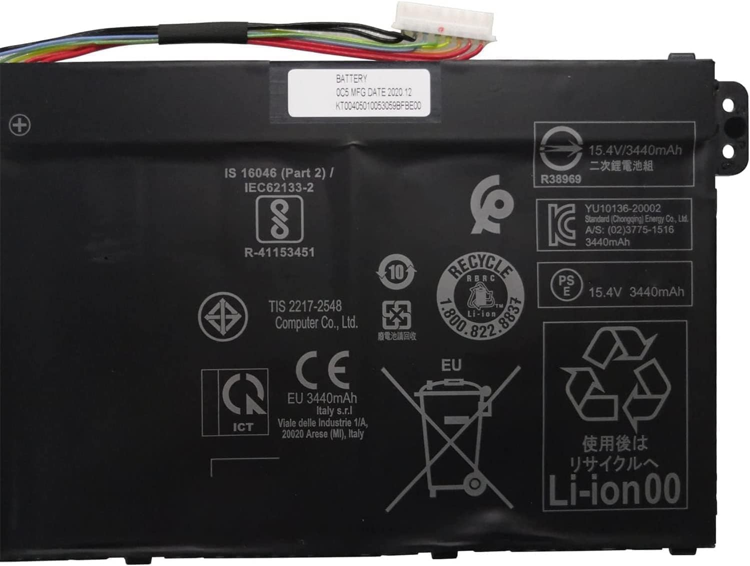 AP19B5L KT.0040.5010 KT00405010 Laptop Battery Compatible with ACER Aspire 5 A515-43 A515-43G A515-52 A515-52G/Swift 3 SF314-42 SP314-21N-R5FR/Vero AV15-51 Series(15.4V 54.6Wh)