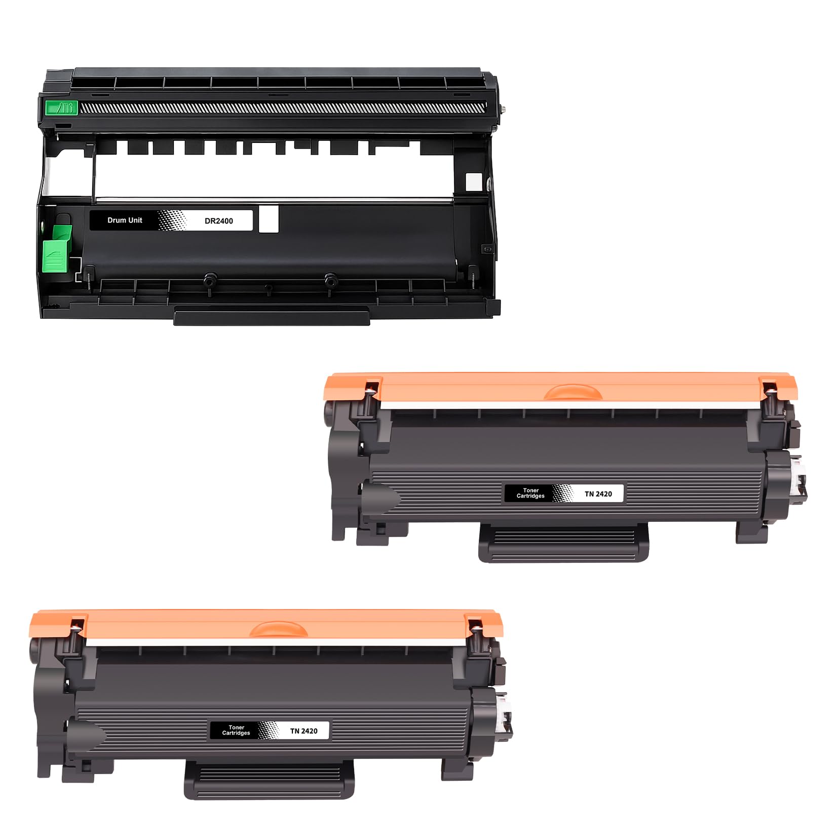 OuiSmart® Cartouche de Toner Brother TN 2420 TN2410 compatible pour DCP