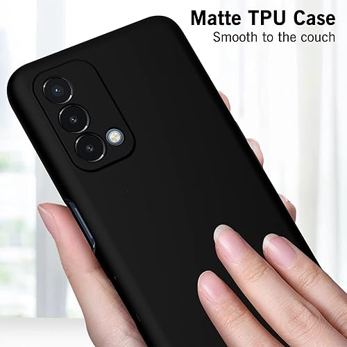 Miniatura 4 de Foluu Funda para OnePlus Nord N200 5G, funda protectora de goma de gel de silicona líquida con forro de microfibra suave, carcasa rígida delgada, a