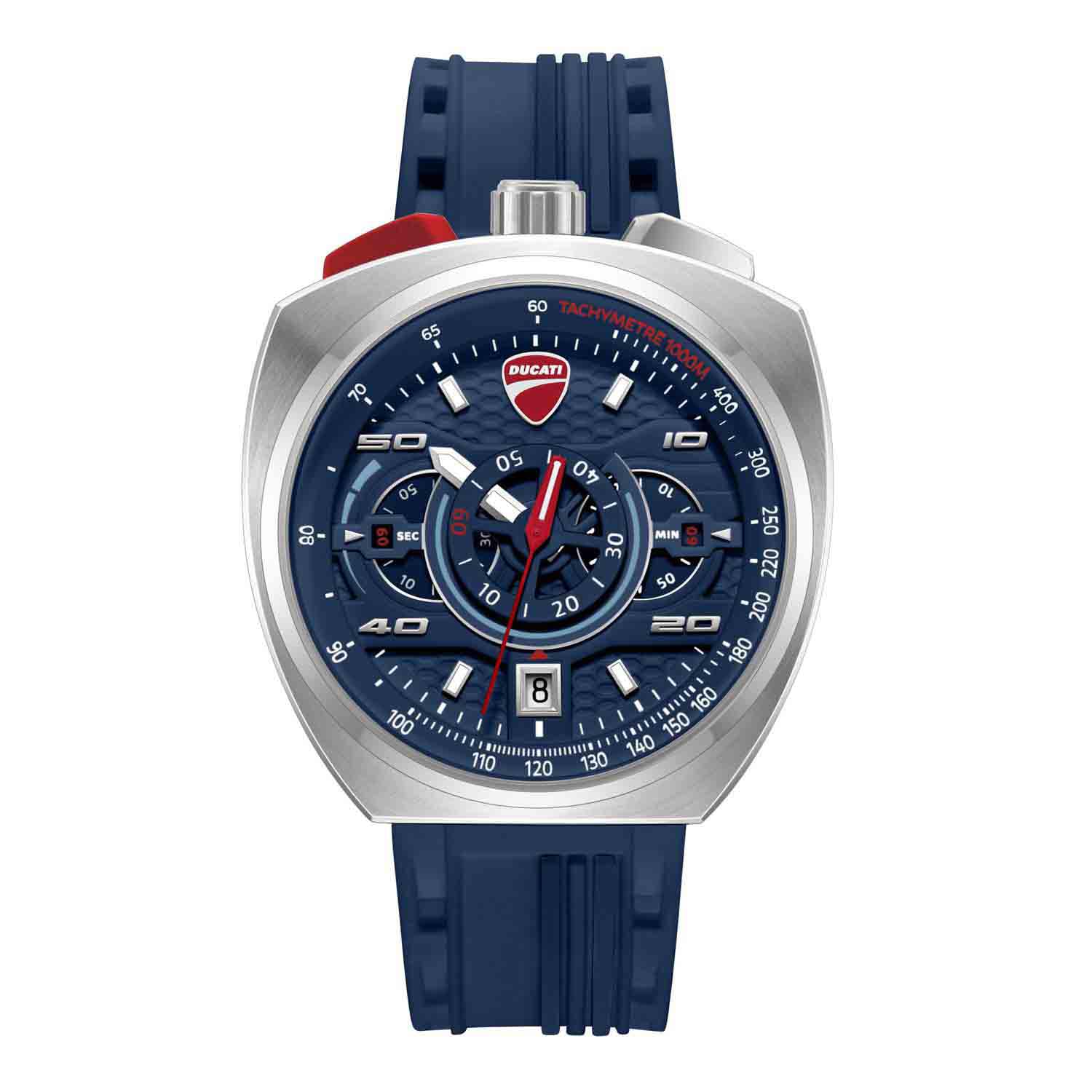 ducati Corse Chronograph Analog Quartz Men's Watch with Silicone Strap-picture-10