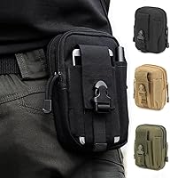 Vista 6 de NuCamper Tactical Molle EDC Waist Pouch Compact Bag, Multi-Purpose Utility Tactical Pouch Belt Cell Phone Holder for Workout Hiking Camping Outdoor