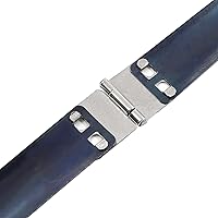 Vista 4 de Cierre de beso de marco flexible interno de metal, Plateado