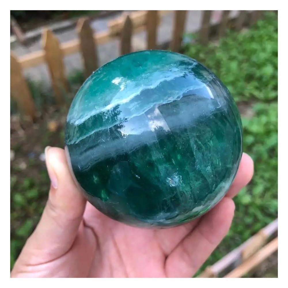 Esfera de Cristal Verde Cuarzo de 40-50mm para Decoración Hogar