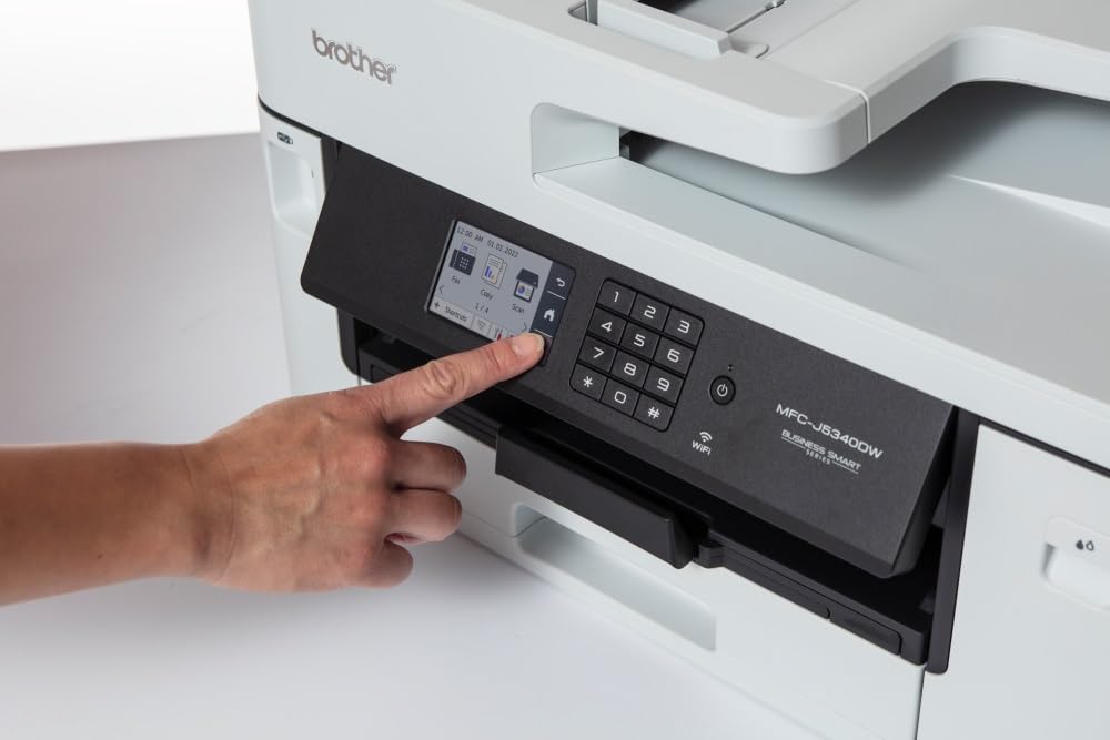 Brother MFCJ5340DW-Impresora multifunción de tinta profesional A4/A3, WiFi, impresión hasta A3 e impresión automática a doble cara hasta A4