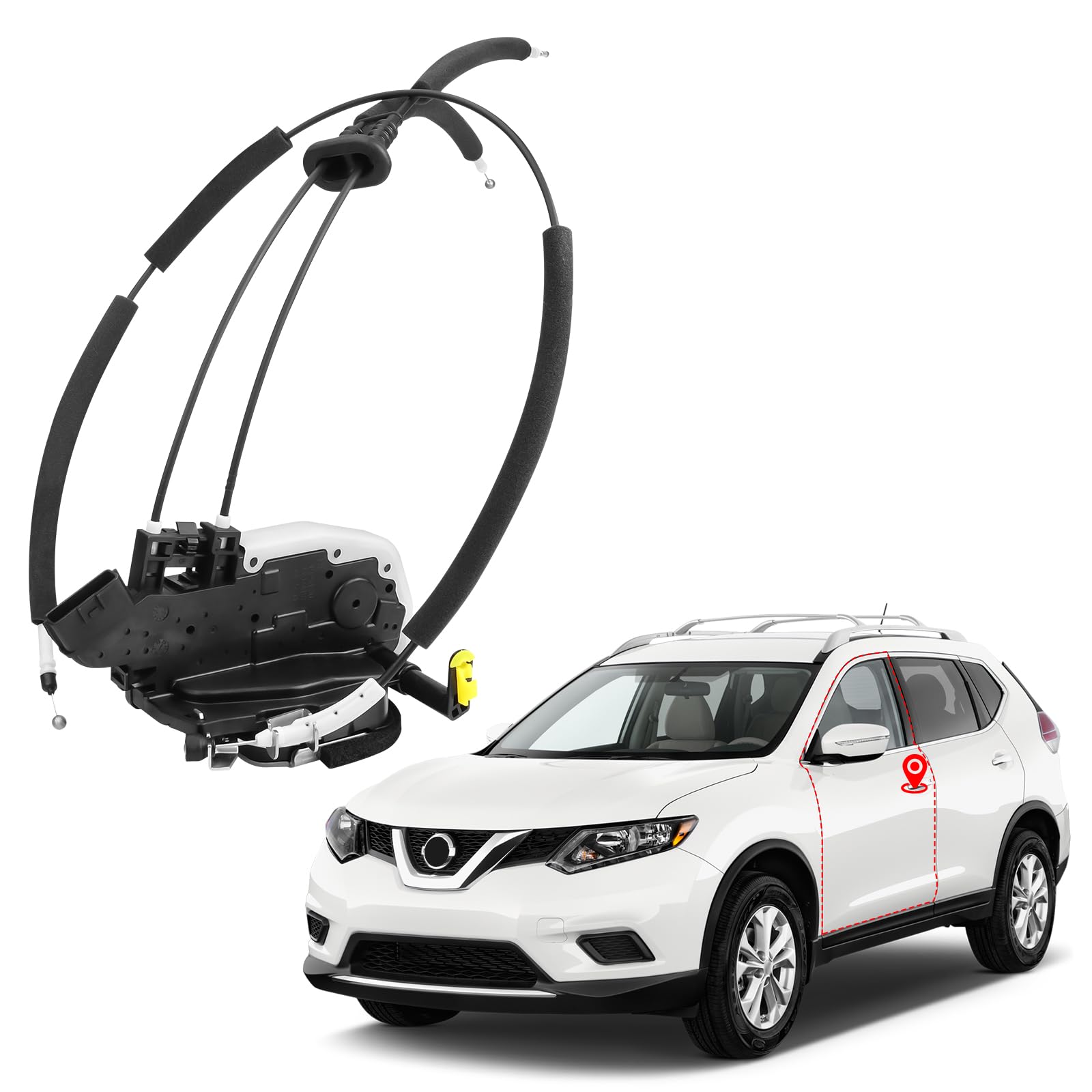 Actuador De Cerradura De Puerta Delantera Izquierda Para Nissan Rogue 2008-2015 – Reemplazo Directo Y Fiable