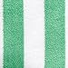 Amazon Basics 100% Cotton Terry Cabana Stripe Pool & Beach Towel, Soft & Absorbent, Quick Drying, Large, 2-Pack, Green, 30