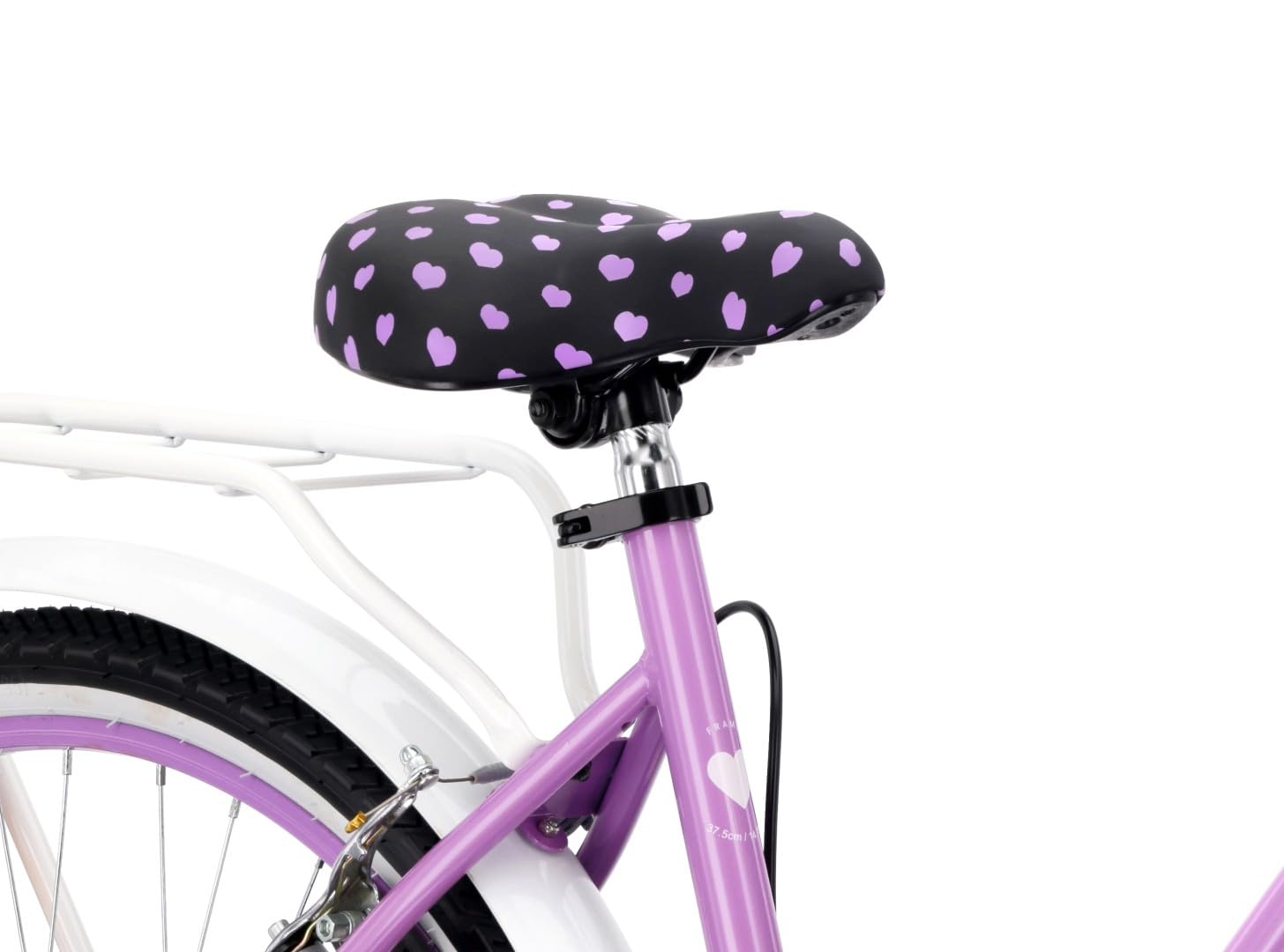 sun baby HEART BIKE Bicicletta da città donna 26 pollici, bici per donne adulti 26" - 7 marce, freni V-Brake, telaio in acciaio, portapacchi, parafanghi