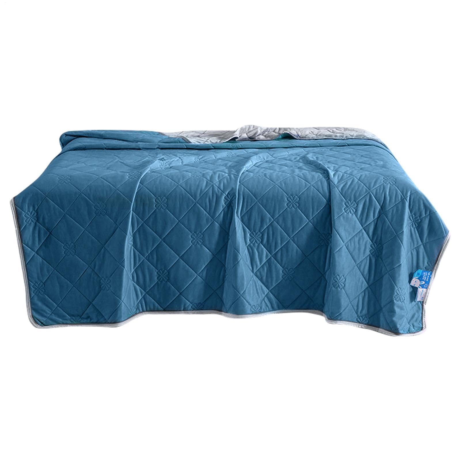 Generisch Kühlende Decke Atmungsaktiv, Leicht, Tragbar Und Doppelseitig | Sommer-Kaltdecken Für Das Geeignet Für Couch, Sofa, Reisen, Zu Hause, Schlafzimmer, Outdoor Und Camping