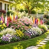 Premium Spring Flower Blub Collection100 Bulbs - Attracts Bees, Butterflies & Hummingbirds - Easy to Grow Perennials - 1000's Sold | Easy-Care | Perennials | Deer Resistant