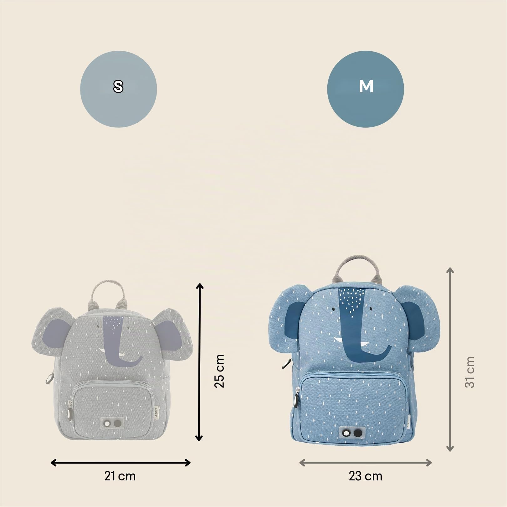 Trixie Rucksack - Rucksack für Kind - für Jungen und Mädchen - Kleiner Turnbeutel