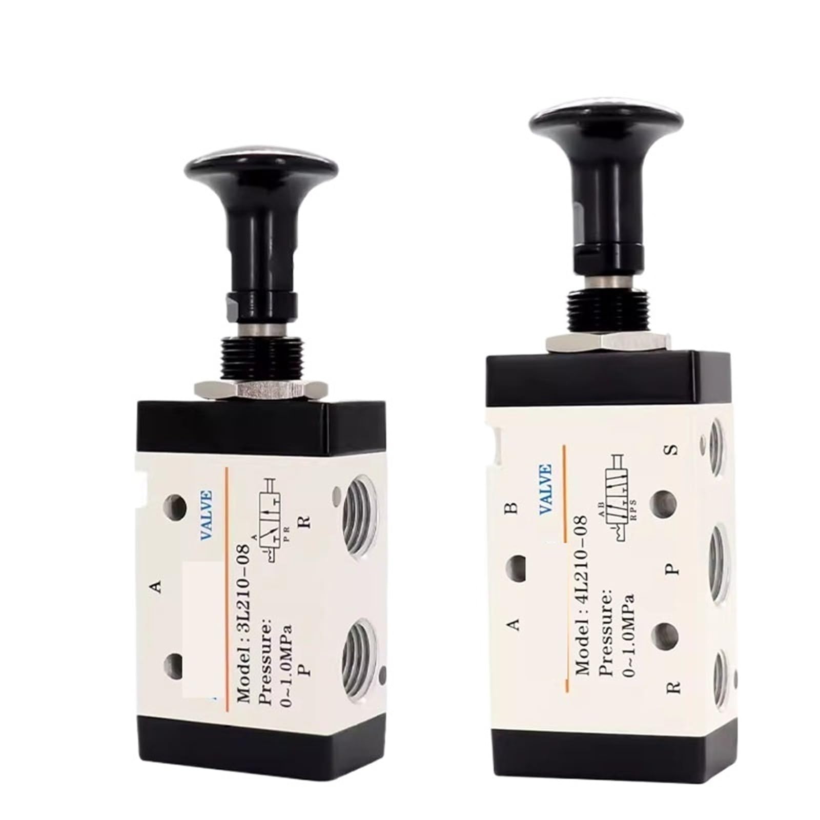 Vanne 3L et 4L distributeur à commande manuelle pour vérin pneumatique