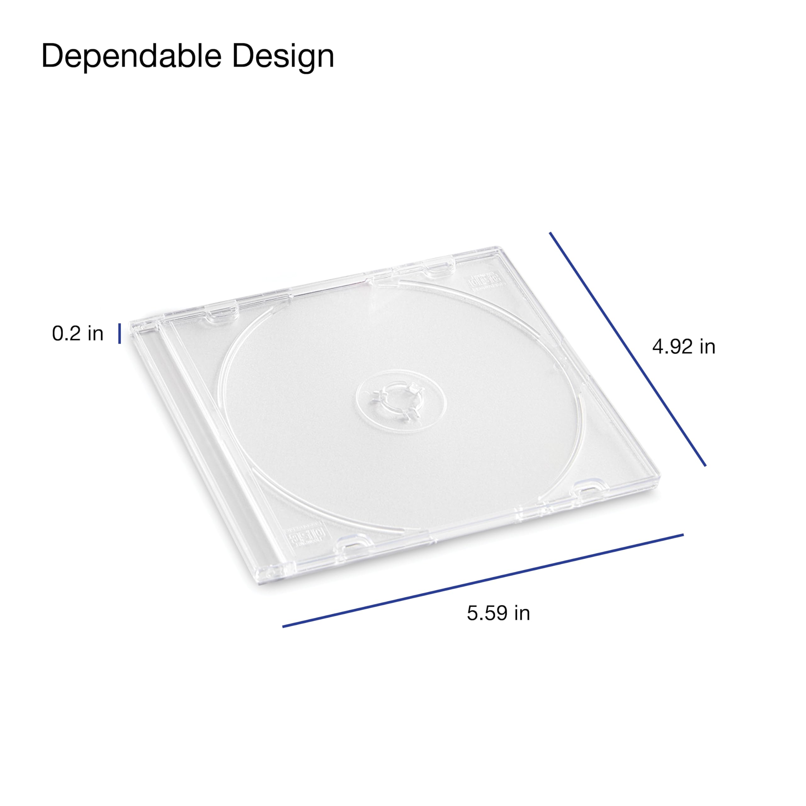Verbatim Empty Slim Jewel Case 200 Pack