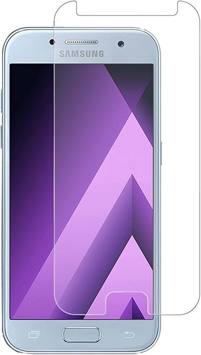 SS Tech Screen Protector for Samsung Galaxy A3 (2017) [3D Touch] [HD Ultra Clear] [Case Friendly] Tempered Glass Screen Protector