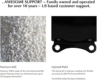 Vista 4 de Shikha Kit de carenado de inyección ABS para carrocería Kawasaki Ninja 400 2018 2019 2020 (negro brillante)