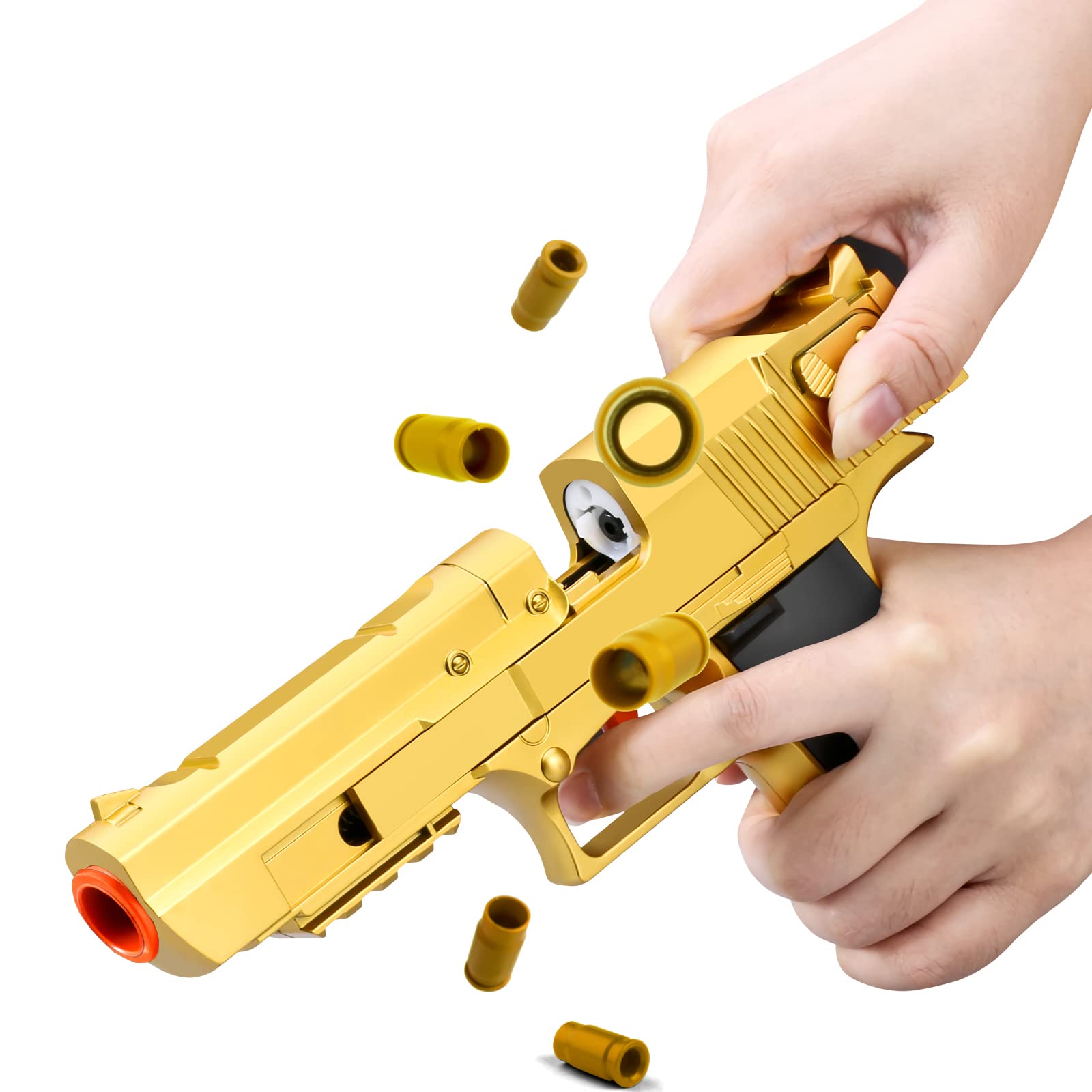 Buy Look Real Toy with Ejecting Soft Bullets,Pistol Toys Play EVA Foam