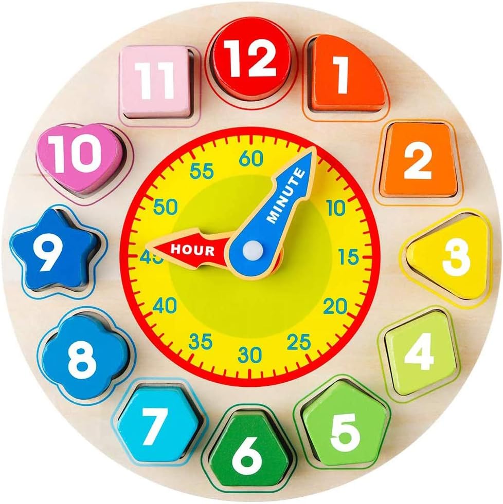 orologio didattico per l'apprendimento dei bambini