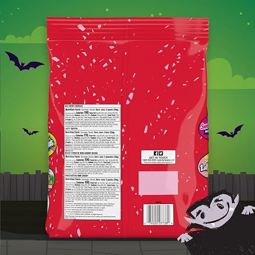 Miniatura 6 de SweeTARTS Dulces surtidos de dulce o truco, mezcla de delicias Drácula, bolsa de 115 unidades