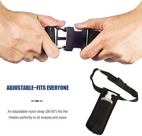 Miniatura 2 de Kakalote Botella de masaje con dispensador de aceite de masaje individual y soporte ajustable para cinturón de cintura