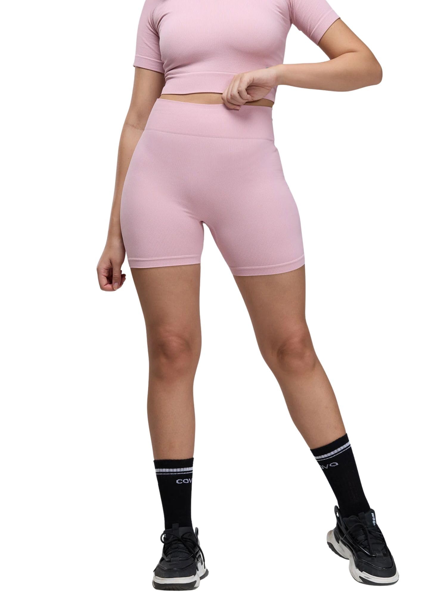 cava Women’s Pulse Biker Shorts | High-Waist, Soft & Stretchy Active Shorts with Breathable Luxe Fabric | Snug Fit, Quick-Dry Nylon Spandex for Gym & Everyday Wear-picture-17