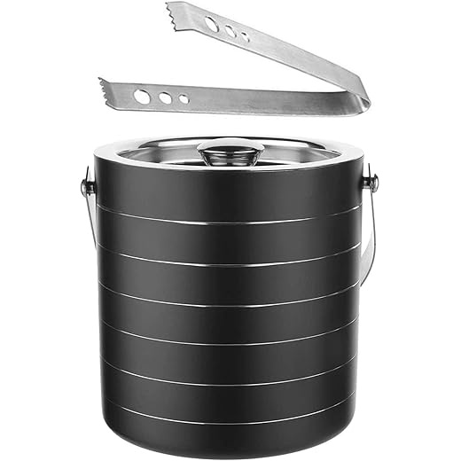 Appeasy Ice Bucket with Lid & Tongs 1.5L