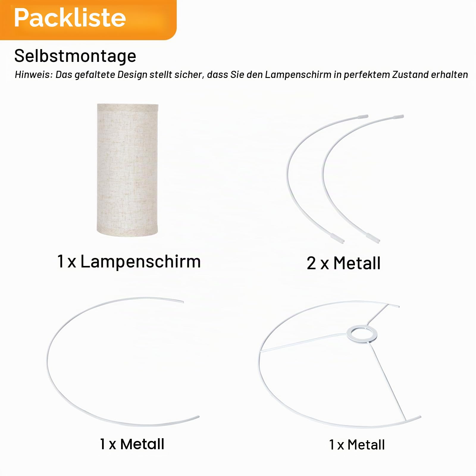 OUTON Beige große Trommel-Lampenschirme für Stehlampen, 40,6 cm oben x 40,6 cm unten x 22,9 cm hoch, einfach zu montieren, Ersatz-Lampenschirme aus Leinen für Tischlampen und Nachttischlampen (4,2 cm