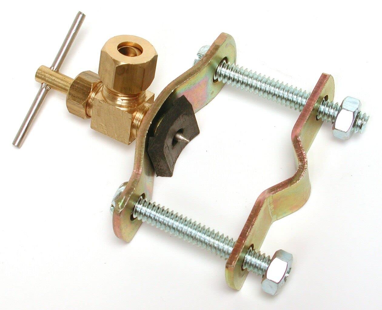 1 Pc of Self-Piercing Self Tapping Saddle Needle Valve for Water Feed 1/4" OD