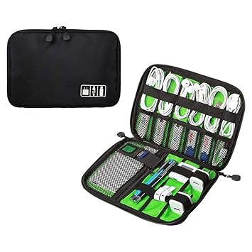 CLOUDTAIL CHOICE Electronic Accessory Organizer Bag Gadget Carry Bag Digital Storage Bag for USB Flash Drive, Charger, Earphones, Cable Storage Case Pouches(Multicoloured) - image, photos