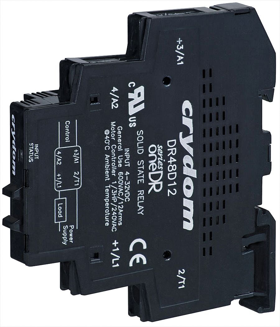 CRYDOM - DR24D12 - SOLID-STATE DIN RAIL MOUNT RELAY