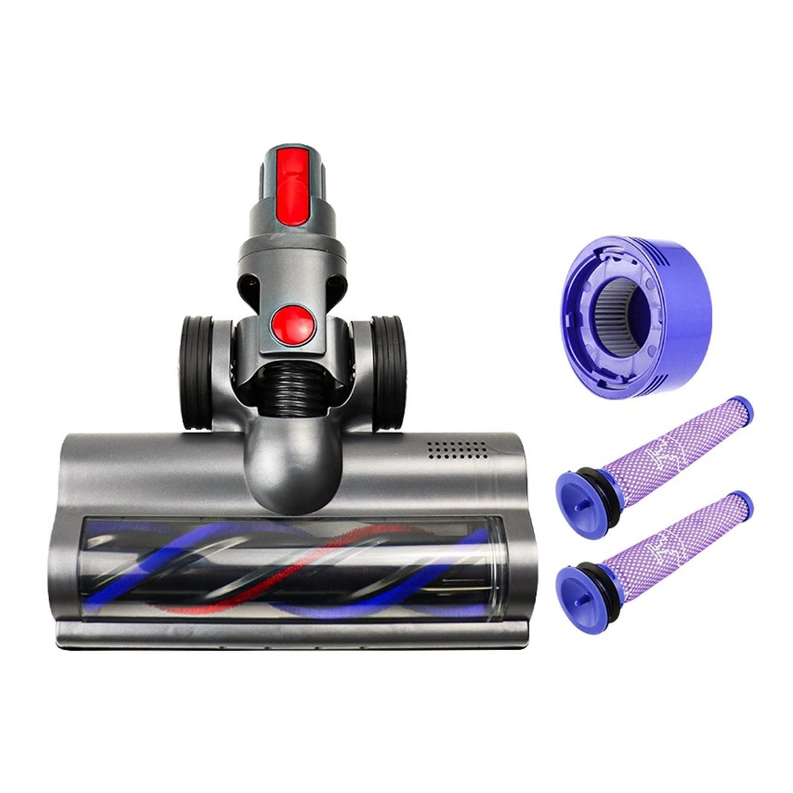 Kompatybilny z Dyson V11 V10 akcesoria V8 elektryczna głowica mopa V7 szczotka podłogowa V15 wymiana filtra części zamienne do odkurzacza robota (Color : V7 V8-01)
