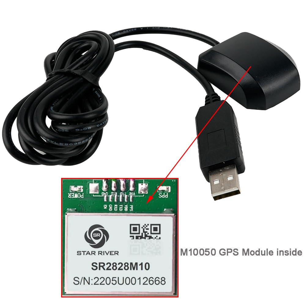 DIYmalls GM10 G-Mouse Dongle GPS USB M10 chip GPS USB odbiornik GPS Antena 38400bps dla Google Earth Window Linux