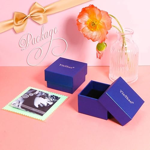 Miniatura 6 de I am Enough Rings 925 Sterling Silver CZ Ring Inspirational Jewelry Gift for Women Ring Size 6-9