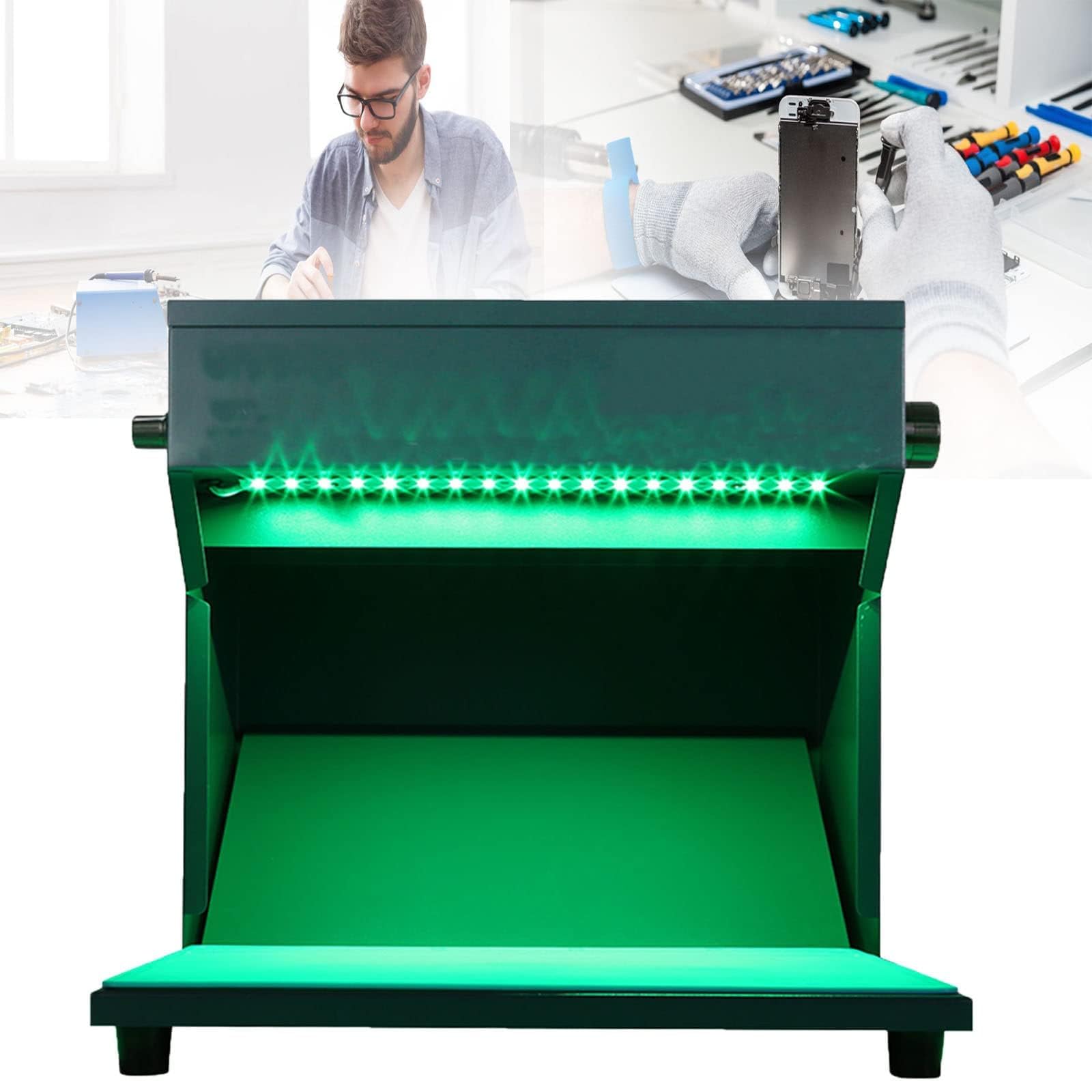 Anti-Staub-Arbeitsbank, Reinraum, vertikale Laminar-Flow-Haube, staubfreier Raum, 2-Modus-Einstellung, Luftstrom-Reinraum, für Telefonreparatur