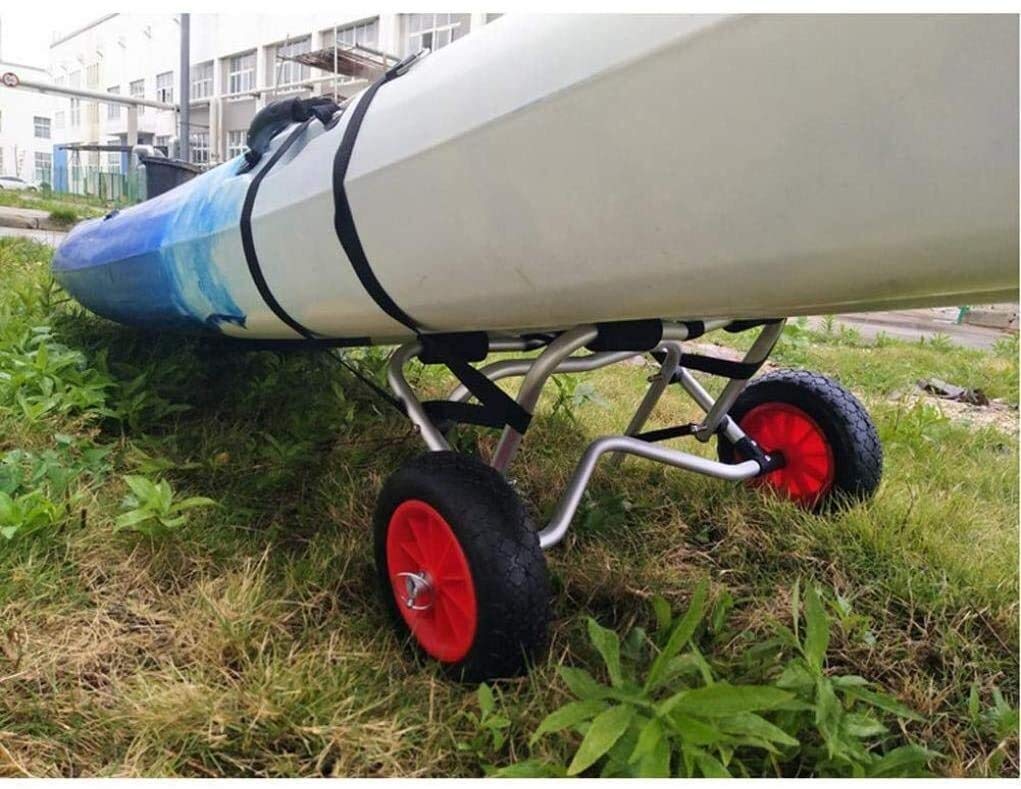 Carrelli per Kayak, Attrezzatura per la Nautica, Carrello per Canoa per Kayak Pieghevole, Carrello per Canoa, Carrello in Alluminio per impieghi gravosi
