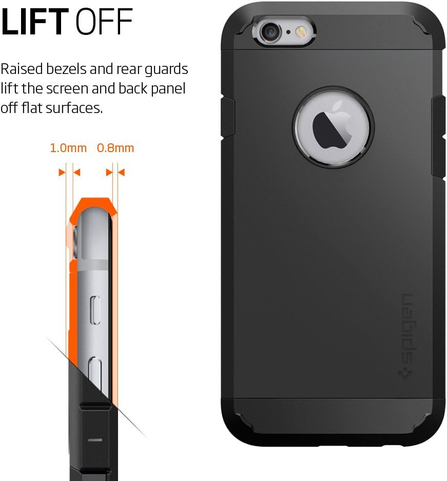Amazon Crazy 🔥 Deals Spigen Tough Armor Designed for Apple iPhone 6S Case (2015) - Black Limited Stock Spigen Tough Armor Designed for Apple iPhone 6S Case (2015) - Black
