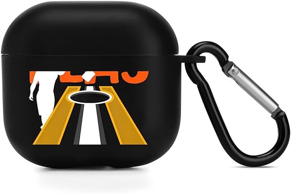 Funda para AirPods 4 2024 que dice 'No siempre juegues cornhole', silicona suave protectora con llavero, compatible con carga inalámbrica y por cable, luz LED visible, a prueba de rayones y anti-amarillento, a prueba de golpes