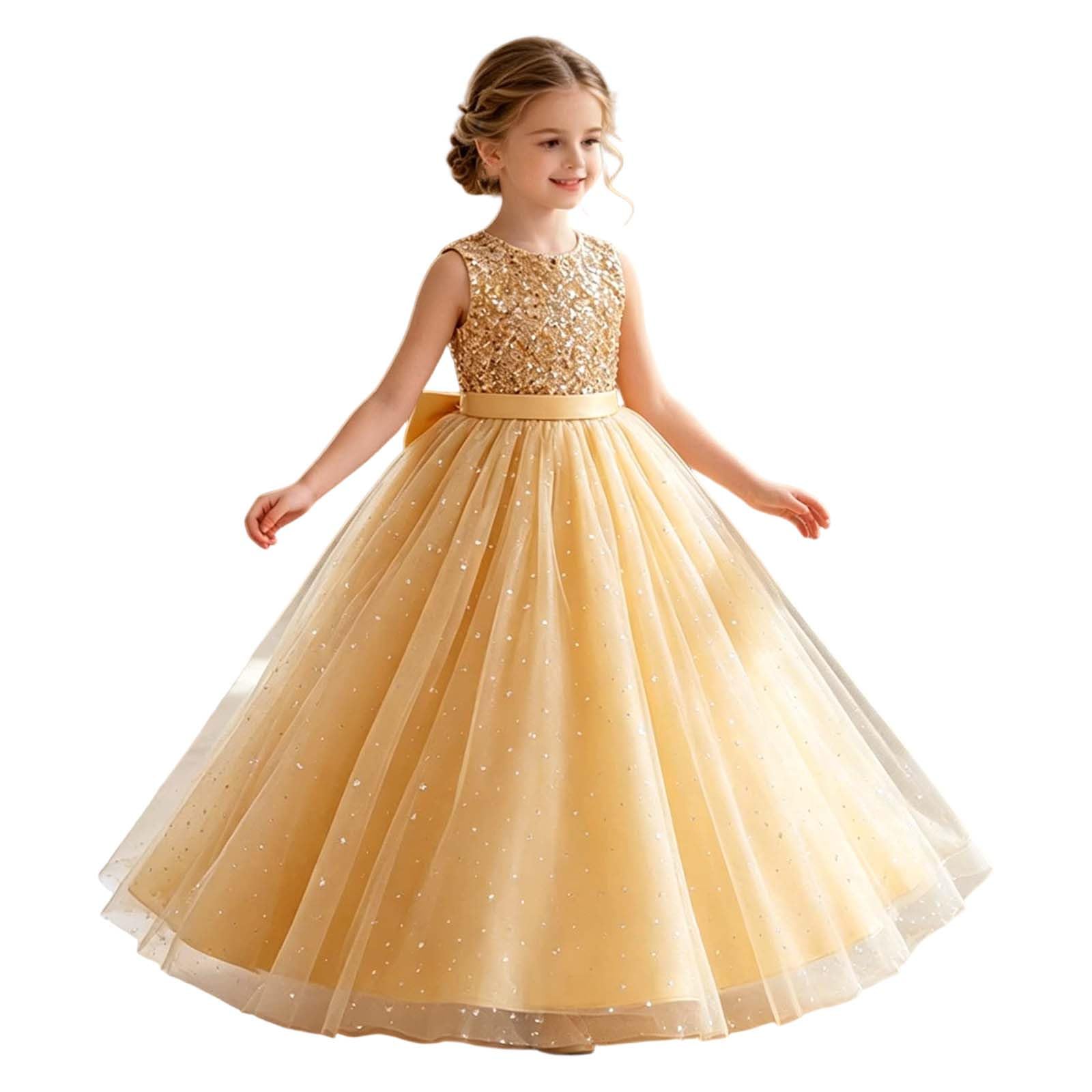 Vestido de princesa para niñas, Vestido de Fiesta de Princesa, Tul, de tutú, Falda Voluminosa, Vestido De Actuación Formal, Vestido Elegante para Fiestas, para Boda, cumpleaños, Concurso, Baile