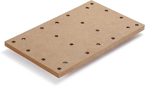 Miniatura 3 de Mesa de alerón CNC MDF para máquina enrutadora CNC 3018, 11.8 x 7.1 x 0.5 in (11-4/5 x 7 x 1/2 pulgadas), agujeros M6 (0.236 in), tornillos
