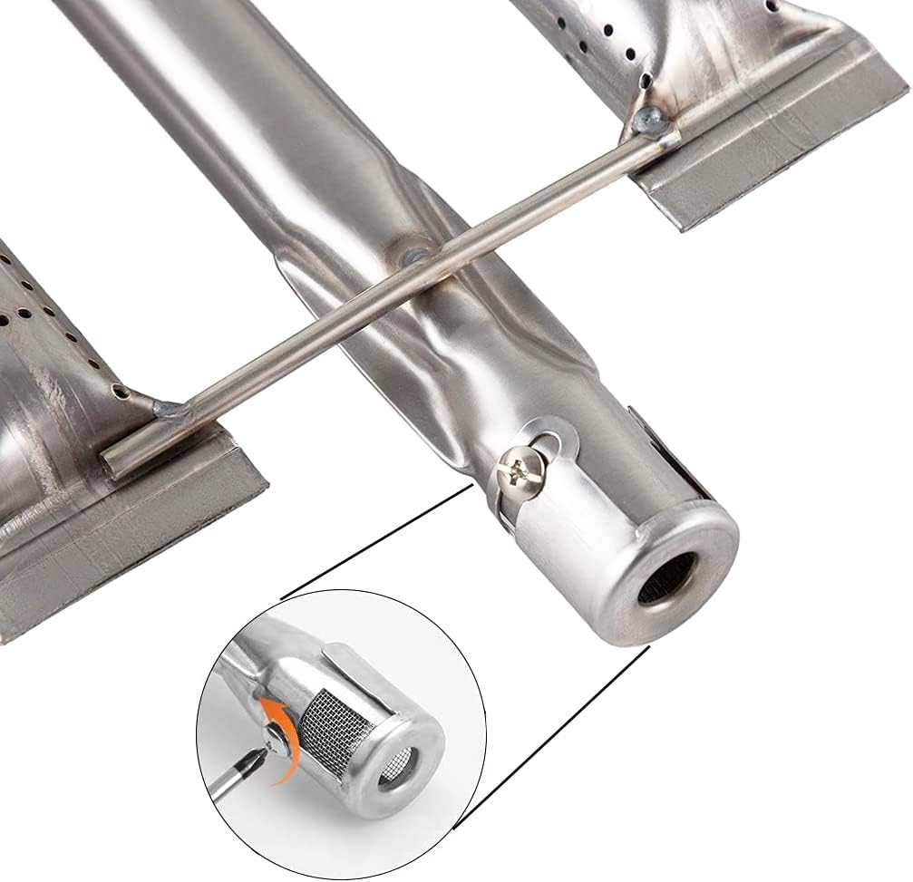 S1246C (3-Pack) 14.5" x 6.25" Stainless Steel Burner Replacement for American Outdoor Grill 24NB, 24NG, 24NP, 24PC, 30NB, 30PC, 36NB, 36PC