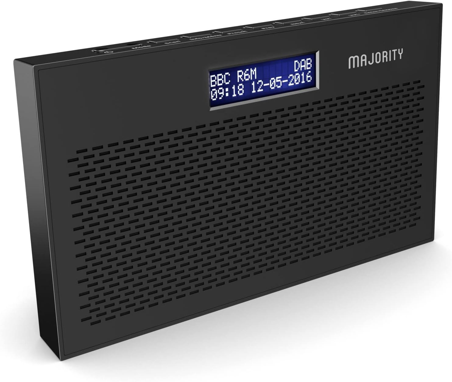MAJORITY Histon II Compact DAB Radio Portable Battery Powered with DAB/DAB+ & FM Dual Alarm