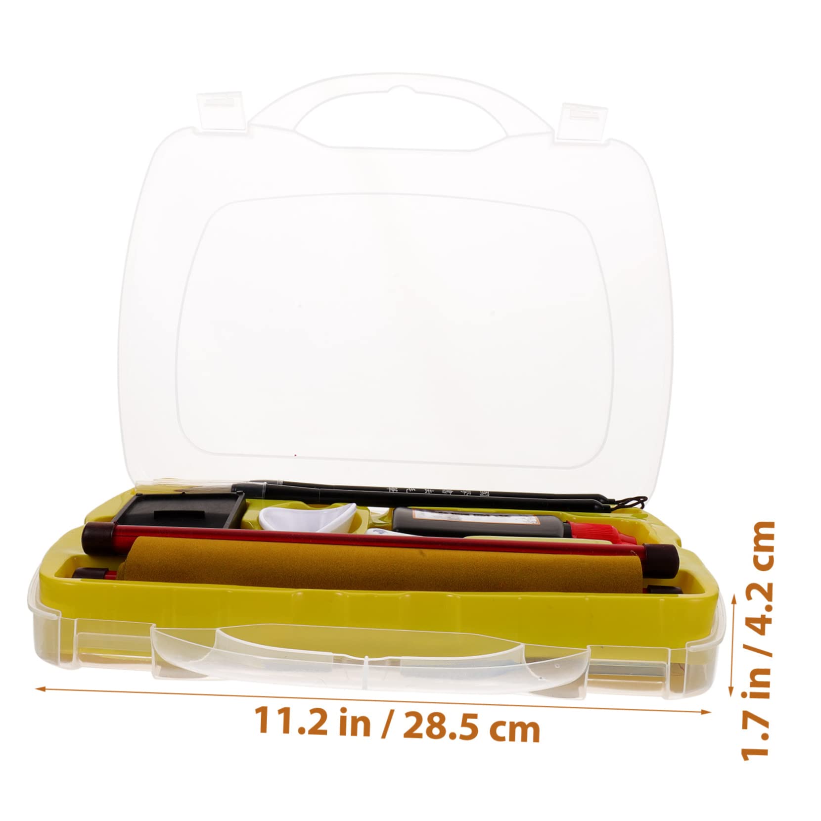Uonlytech Calligraphy Supplies Chinese Calligraphy Kit Writing Cloth Pens Perfect Present