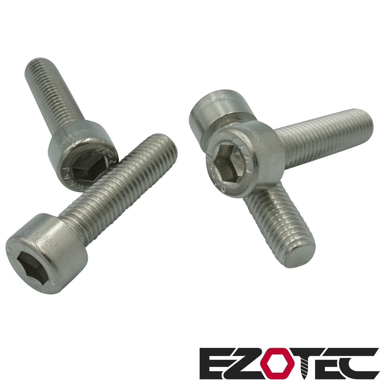 150 Stück M4x14mm Zylinderkopfschrauben Innensechskant DIN 912 Schwarz Kohlenstoffstahl