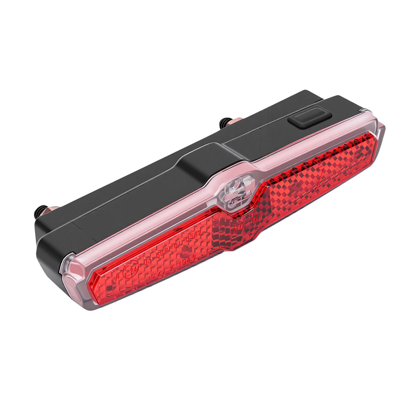 GOWENIC USB Rechargeable Bike Rear Rack Tail Light Reflective Reflector Brake Sensing Light